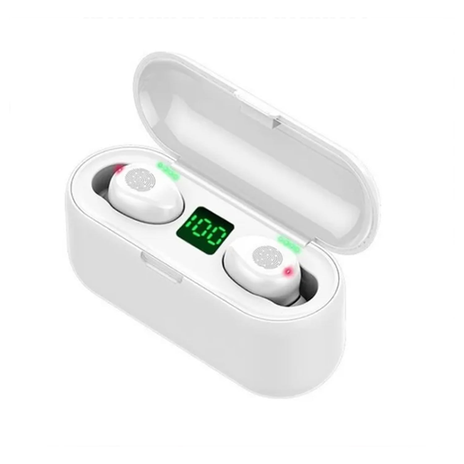 AUDÍFONOS IMPORTCLICK TEC.122 MAGNETICO INDICADOR BLUETOOTH BLANCO - 1