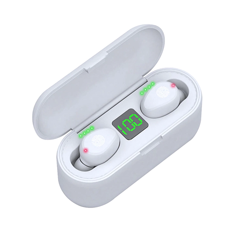 AUDÍFONOS IMPORTCLICK TEC.122 MAGNETICO INDICADOR BLUETOOTH BLANCO - 2