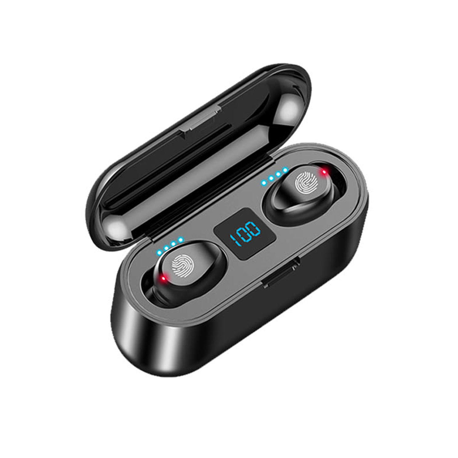 AUDÍFONOS IMPORTCLICK TEC.121 MAGNETICO INDICADOR BLUETOOTH NEGRO - 1