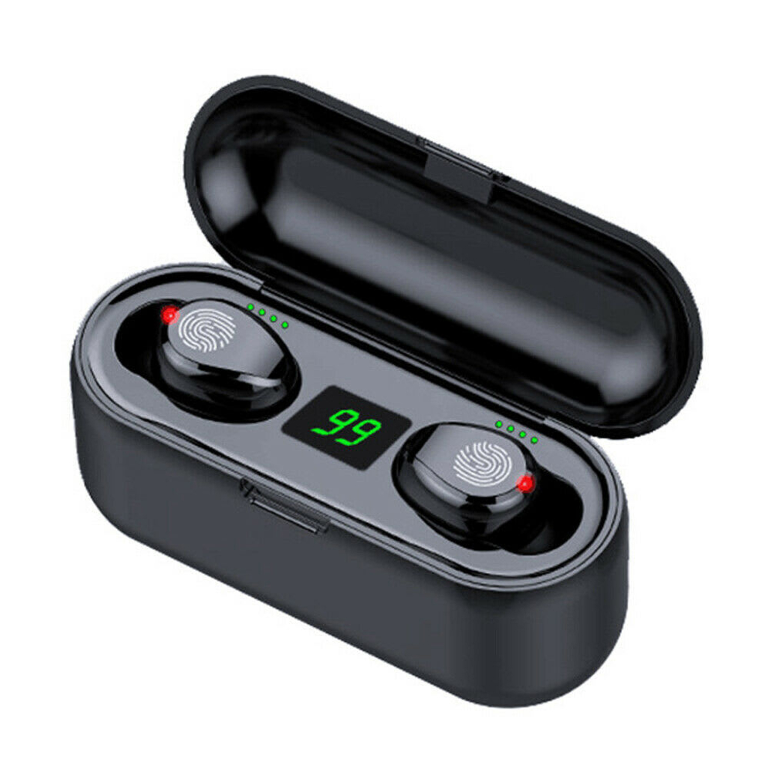 AUDÍFONOS IMPORTCLICK TEC.121 MAGNETICO INDICADOR BLUETOOTH NEGRO - 4