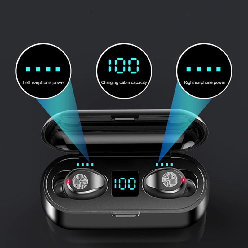AUDÍFONOS IMPORTCLICK TEC.121 MAGNETICO INDICADOR BLUETOOTH NEGRO - 5