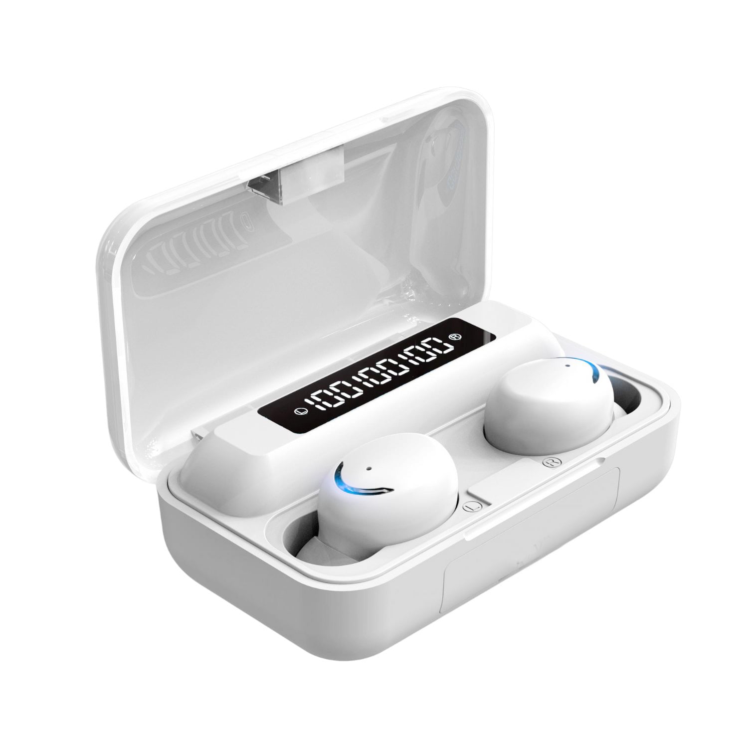 AUDÍFONOS IMPORTCLICK TRUE WIRELESS TEC.124 INDICADOR BLUETOOTH BLANCO - 1