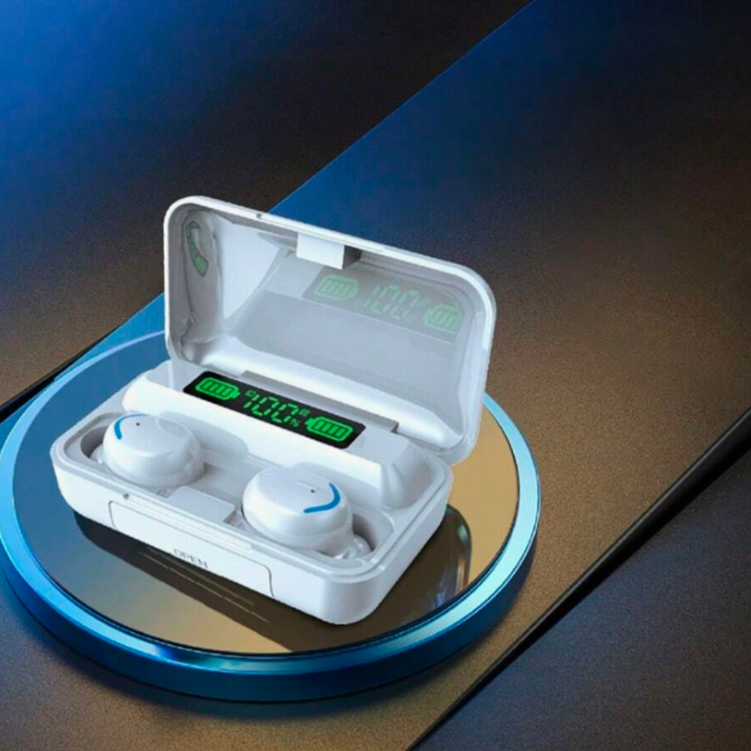 AUDÍFONOS IMPORTCLICK TRUE WIRELESS TEC.124 INDICADOR BLUETOOTH BLANCO - 5