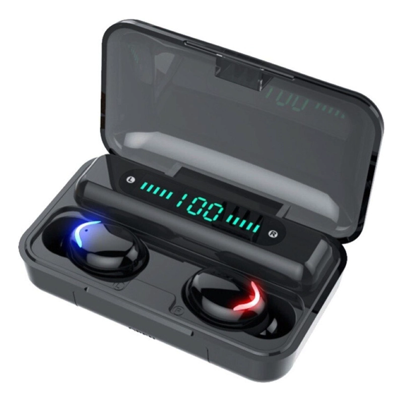 AUDÍFONOS IMPORTCLICK TRUE WIRELESS TEC.123 INDICADOR BLUETOOTH NEGRO - 1