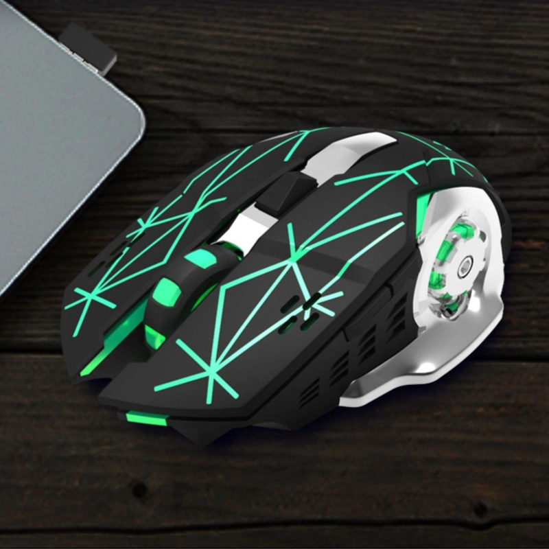 MOUSE GAMER PROFESIONAL INALAMBRICO ILUMINACION - 5