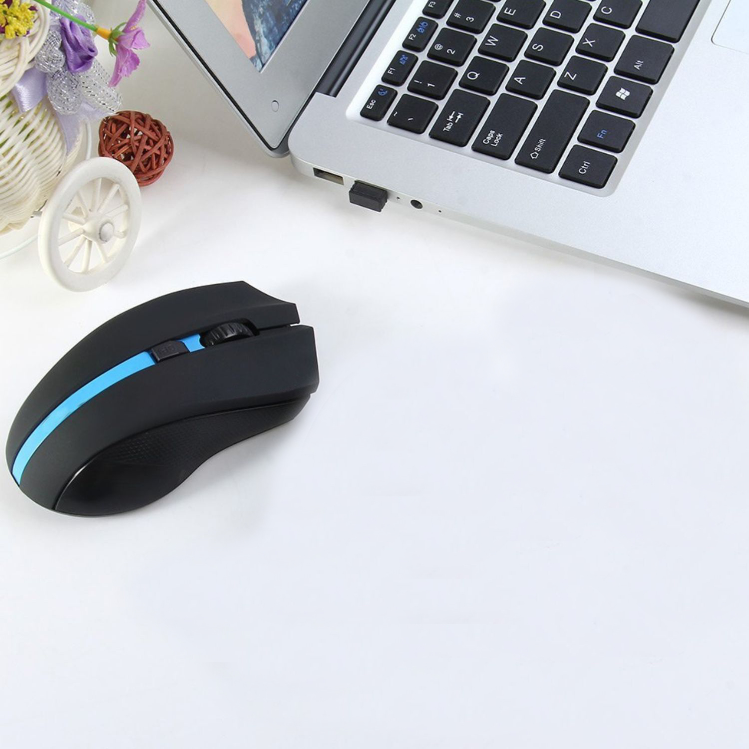 MOUSE GAMER PROFESIONAL INALÁMBRICO SELECTOR DPI 6 BOTONES - 6