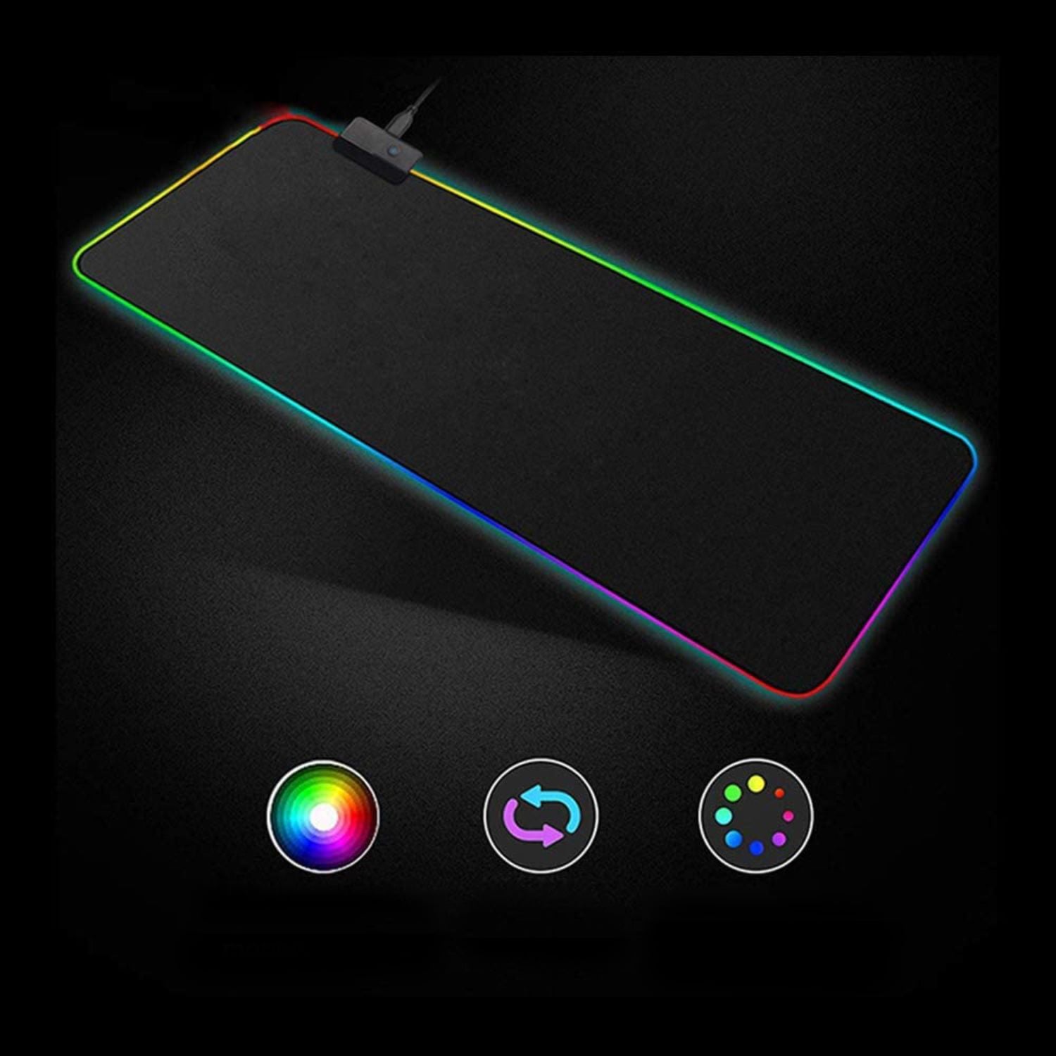 MOUSE PAD IMPORTCLICK GAMER NOTEBOOK LUZ RGB 80 X 30 CM TEC.93 - 5