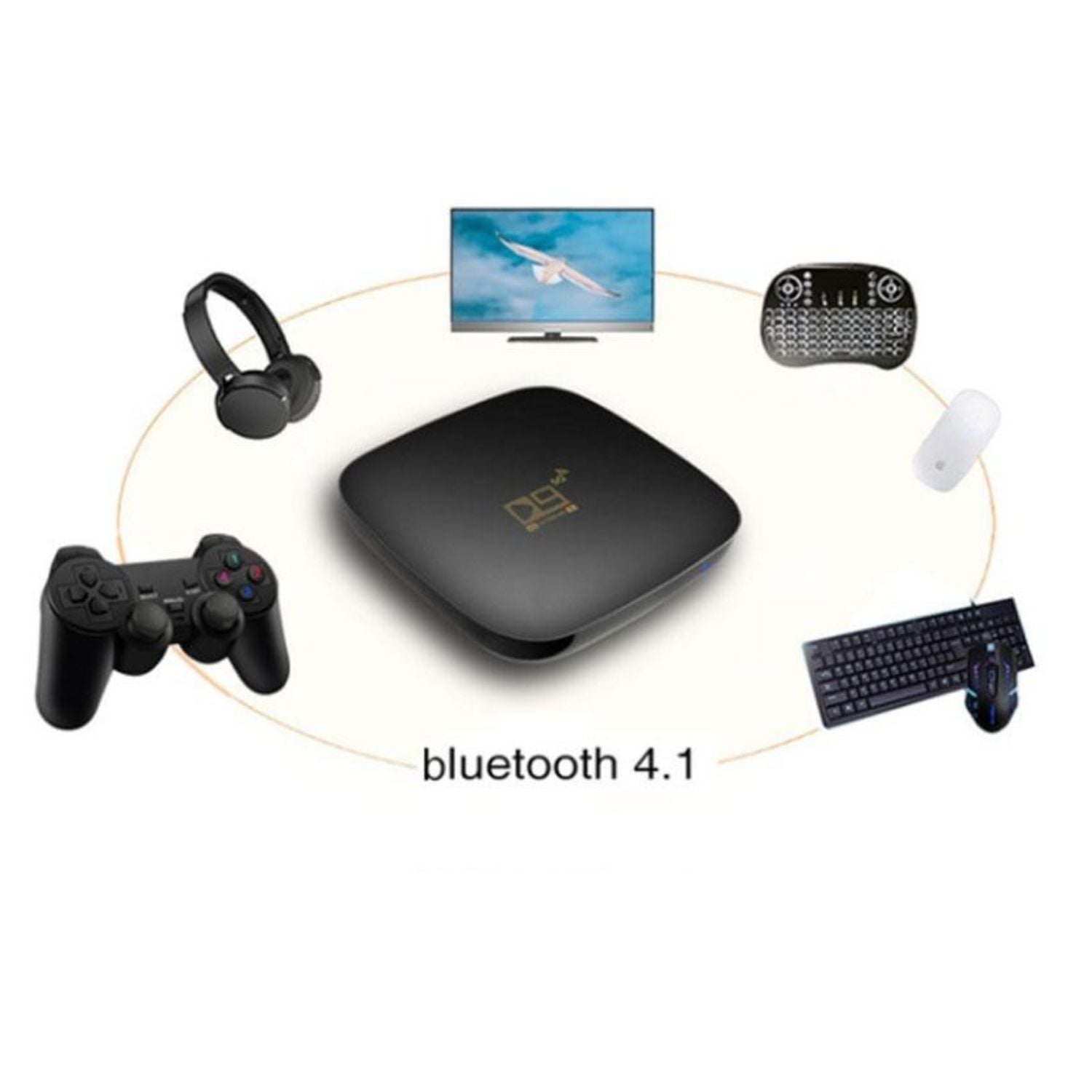SMART TV BOX ANDROID 4K 8 GB CONTROL REMOTO - 2