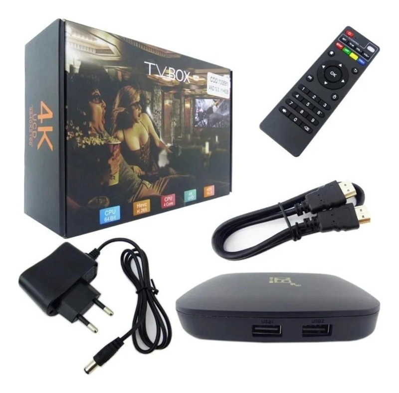 SMART TV BOX ANDROID 4K 8 GB CONTROL REMOTO - 3