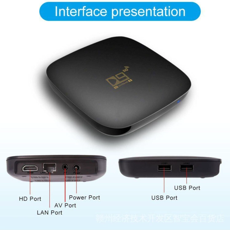 SMART TV BOX ANDROID 4K 8 GB CONTROL REMOTO - 5
