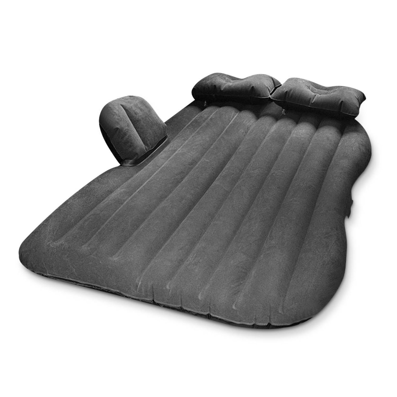 COLCHÓN INFLABLE IMPORTCLICK 30 CM AUTO ALMOHADA CON COMPRESOR NEGRO - 3