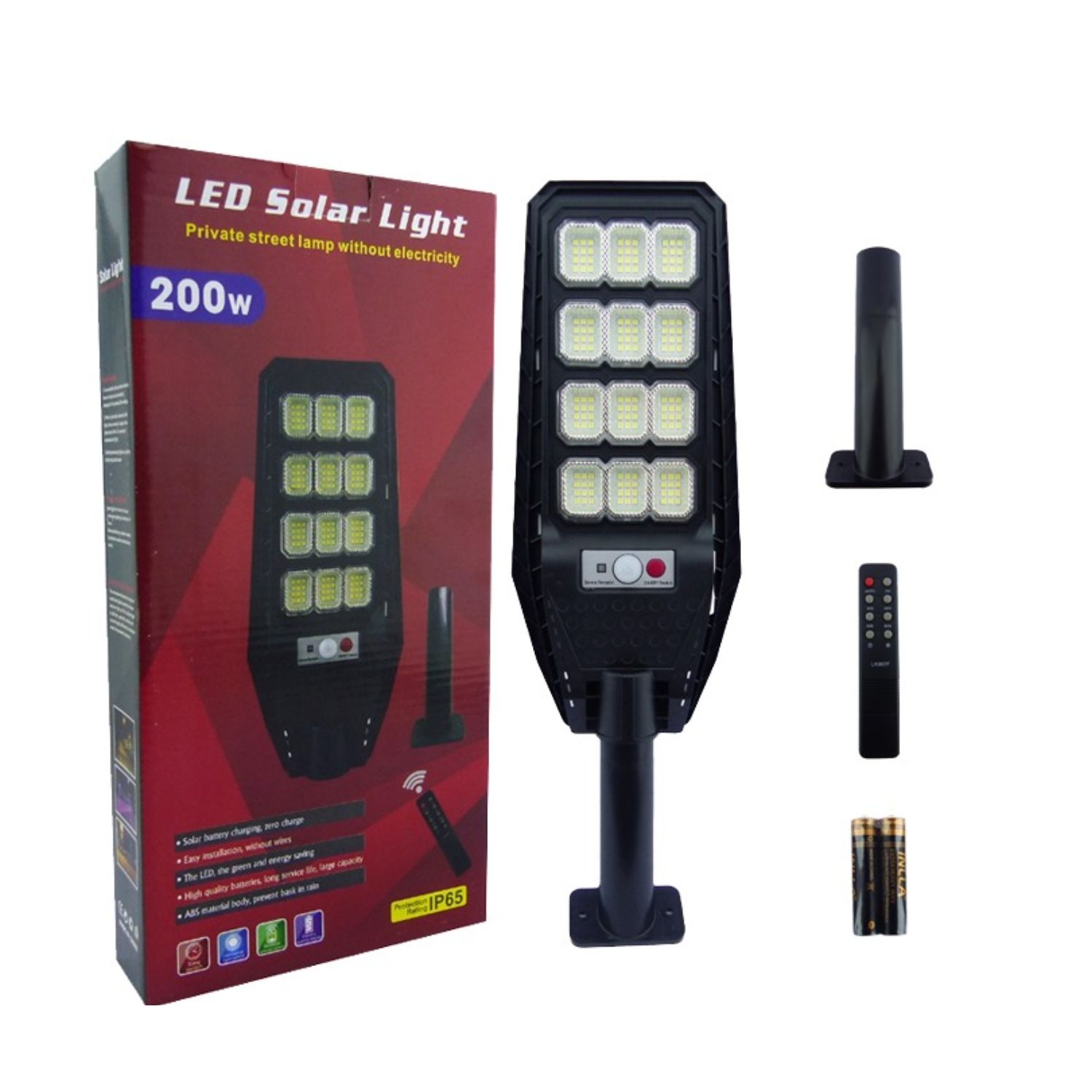 FOCO SOLAR 144 LED 12 PLACAS 200 WATT - 3