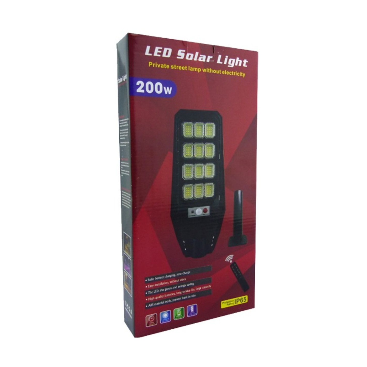 FOCO SOLAR 144 LED 12 PLACAS 200 WATT - 4