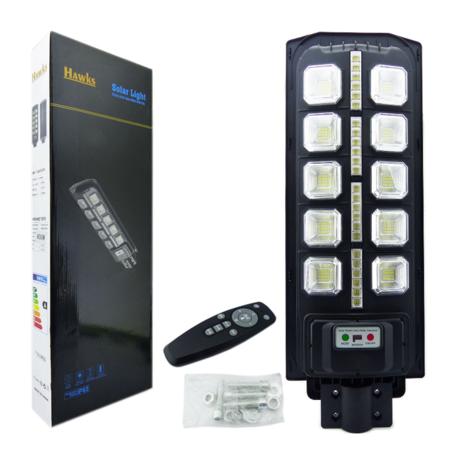 FOCO SOLAR 336 LED 10 PLACAS 400 WATT SENSOR - 4