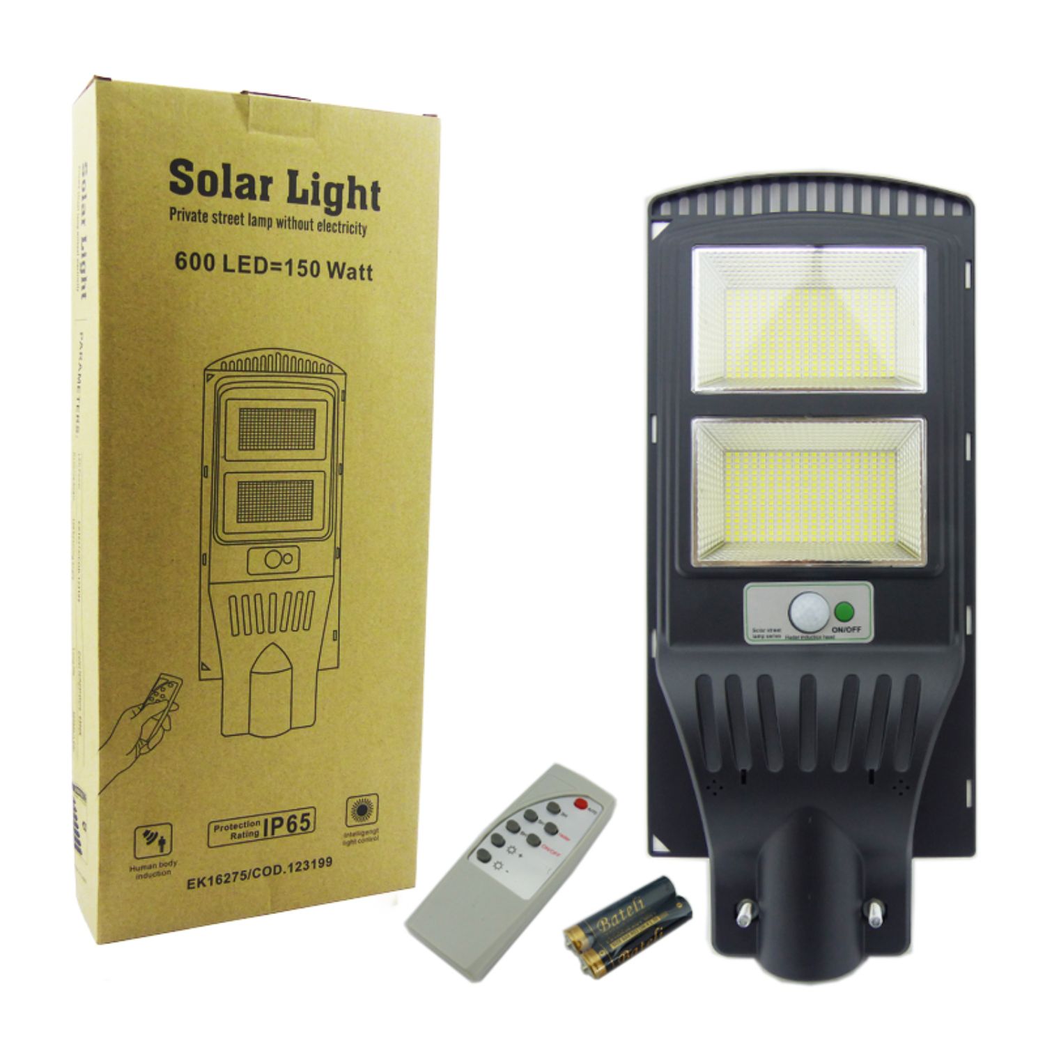 FOCO SOLAR 600 LED 120 WATT CONTROL REMOTO - 4