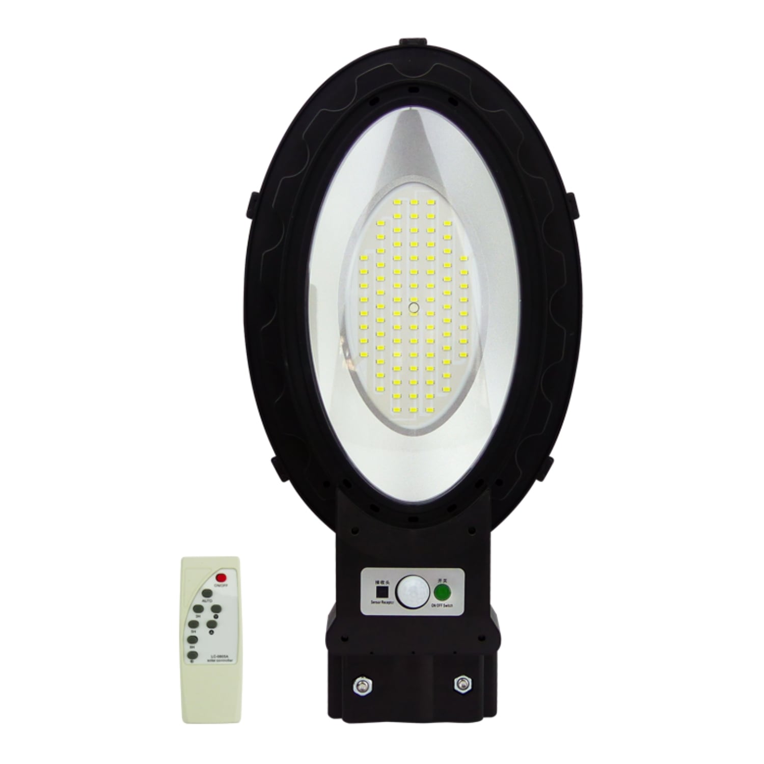 FOCO SOLAR 90 LED OVALADO 80 WATT 1000 LÚMENES - 1