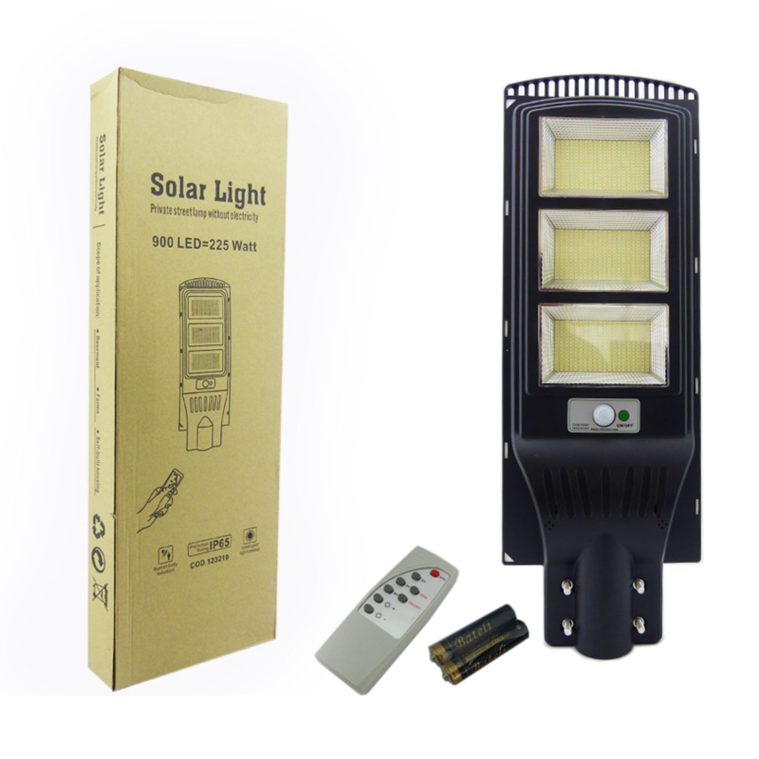 FOCO SOLAR 900 LED 255 WATT CONTROL REMOTO - 3