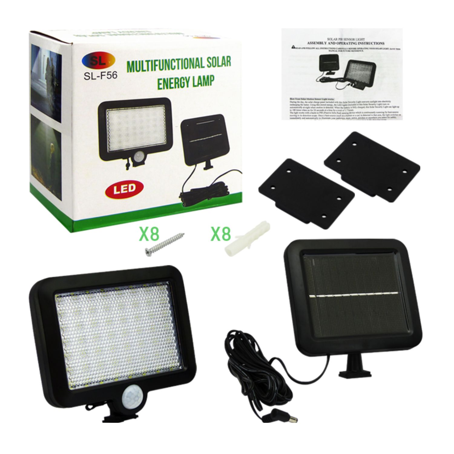 FOCO SOLAR 10 WATT LUZ BLANCA MINI - 5