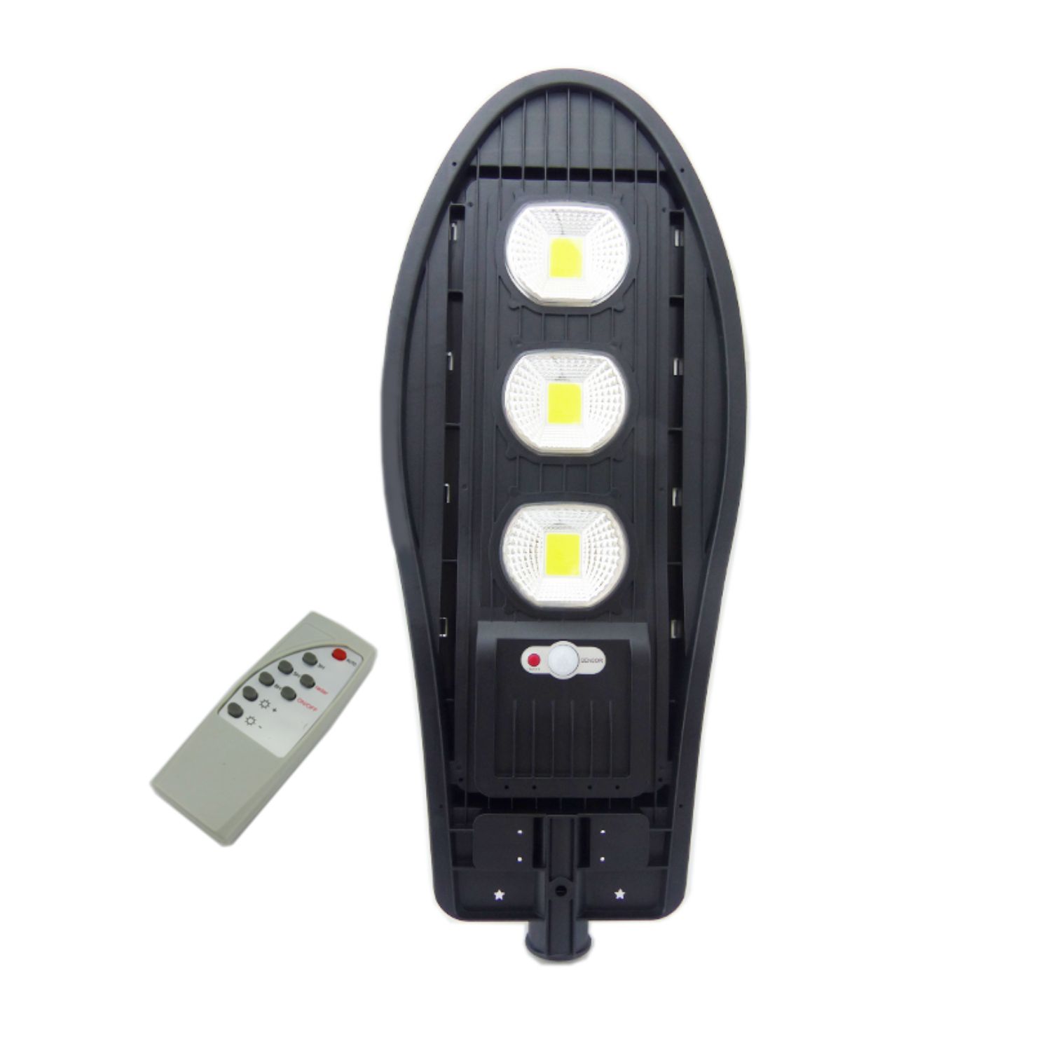 FOCO SOLAR LED COB 3 PLACAS 120 WATT SENSOR - 1