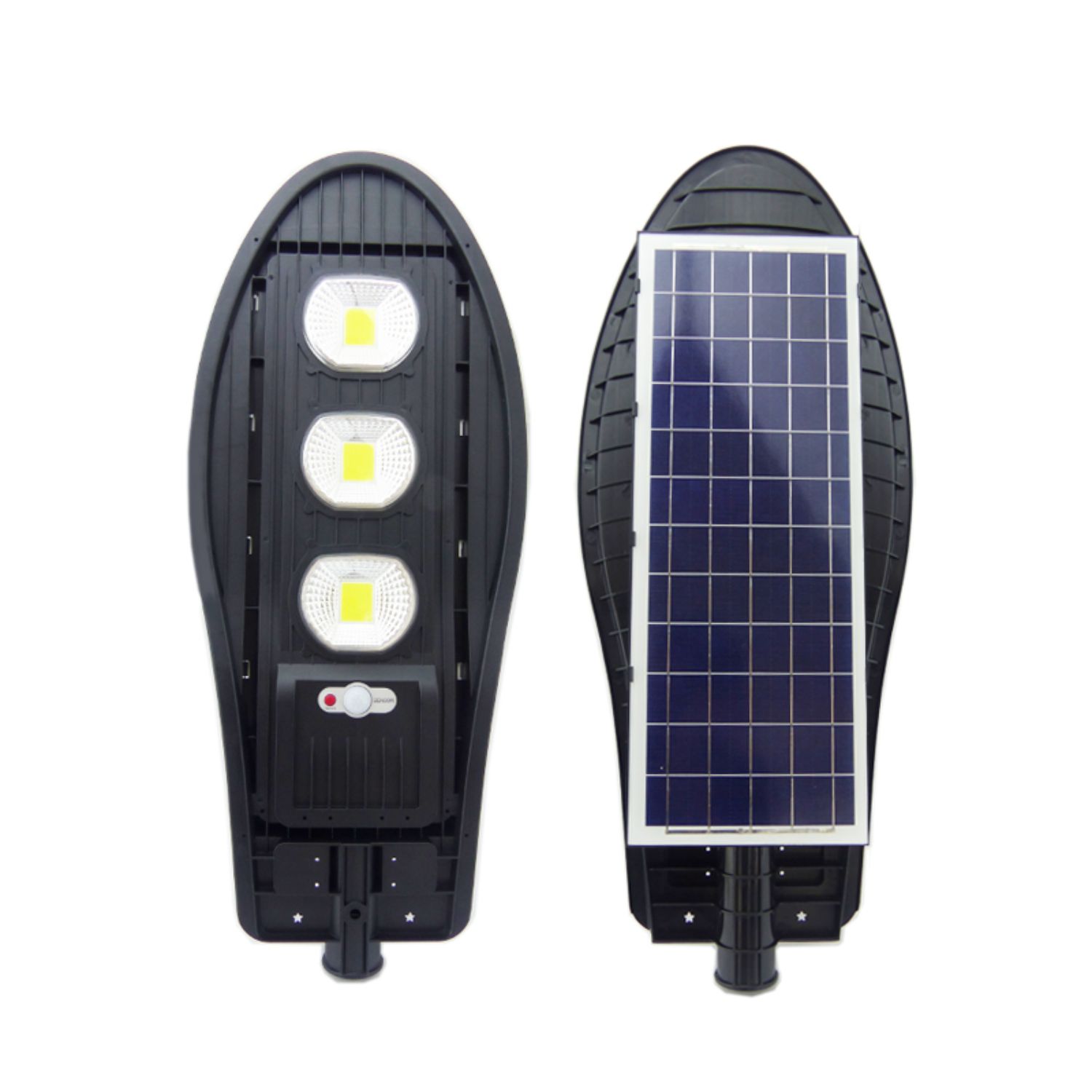 FOCO SOLAR LED COB 3 PLACAS 120 WATT SENSOR - 2