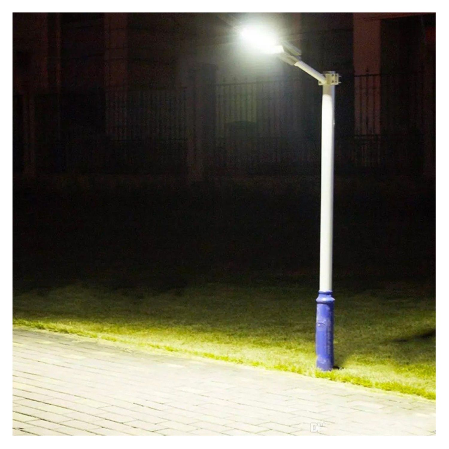FOCO SOLAR LED COB 3 PLACAS 120 WATT SENSOR - 5