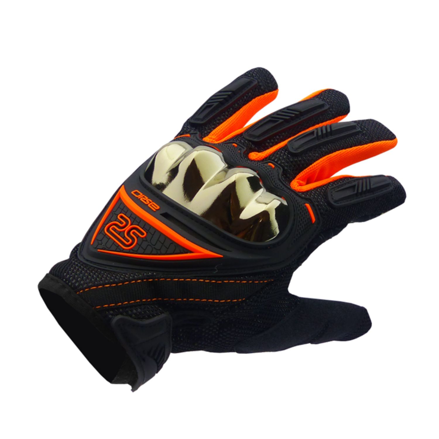 GUANTE MOTO IMPORTCLICK BICICLETA NARANJO TOUCH PREMIUM - 1