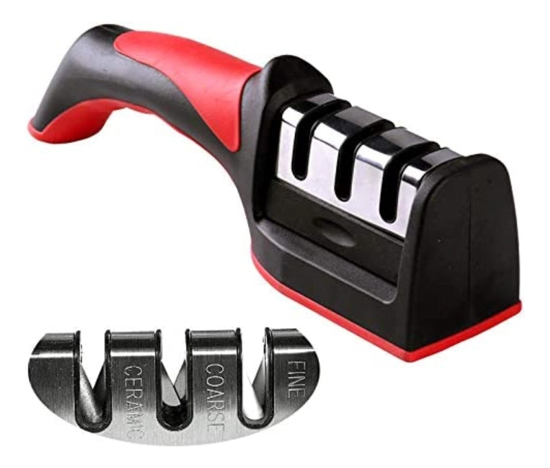 AFILADOR CUCHILLOS COCINA KNIFE SHARPENER 3 MEDIDAS - 6