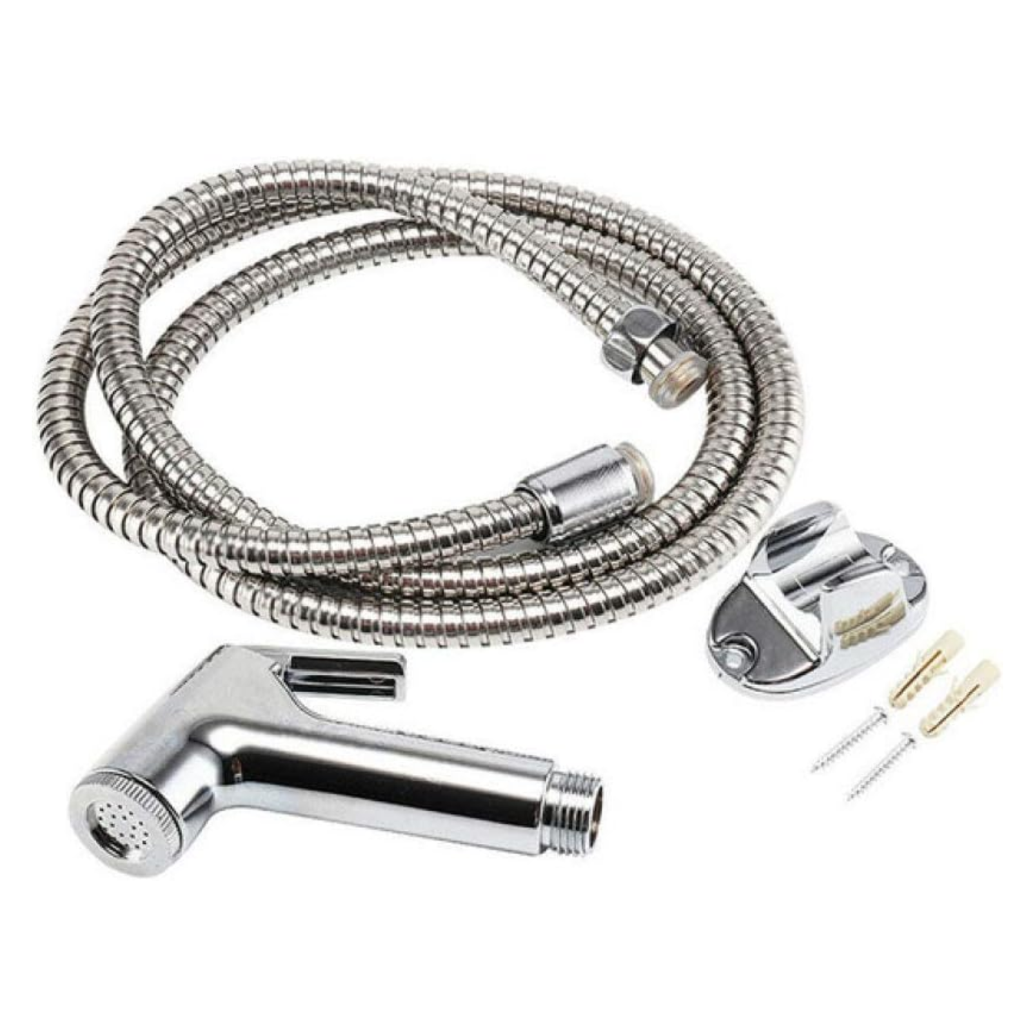 DUCHA BAÑO BIDET ÁRABE SOPORTE MANGUERA FLEXIBLE WC - 3