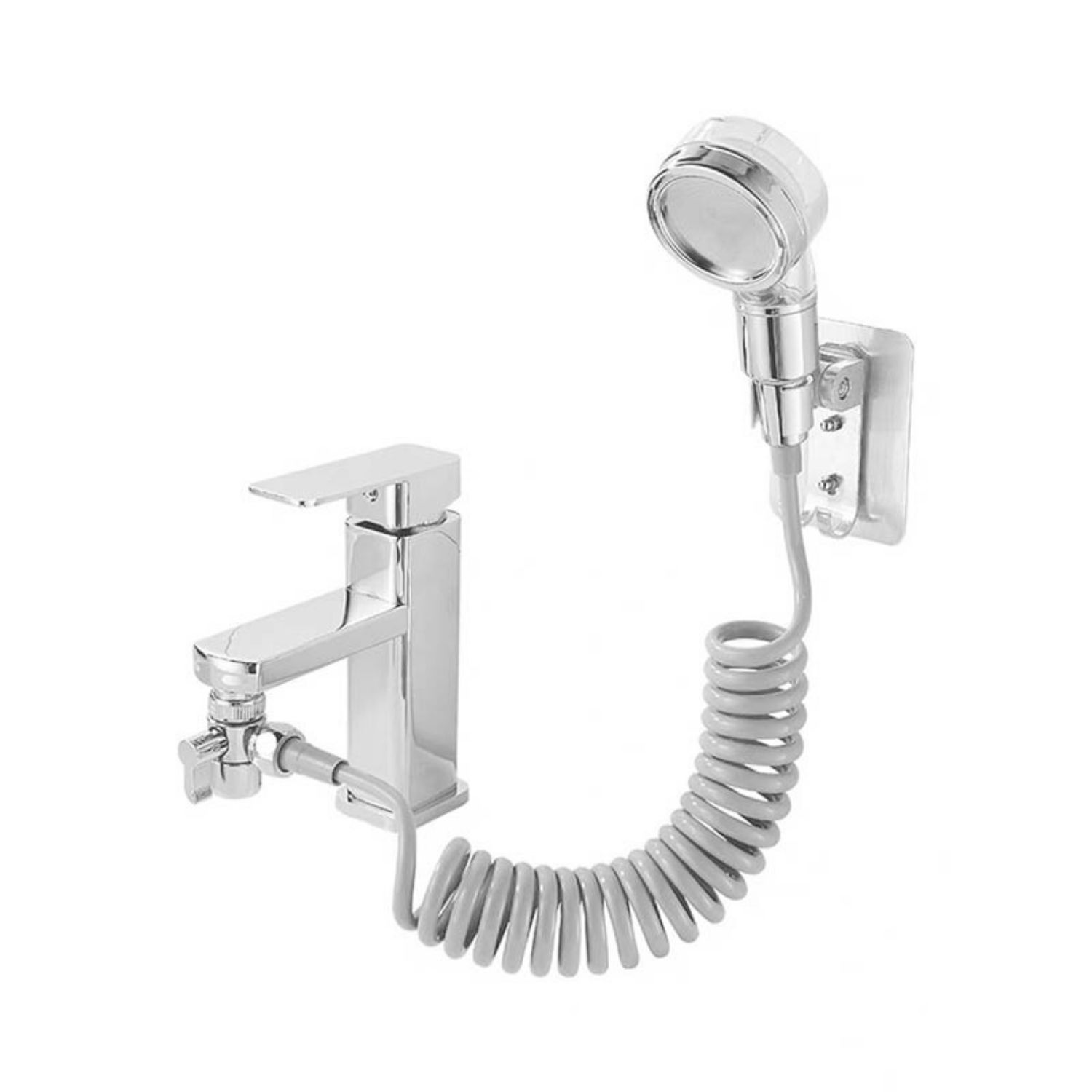KIT DUCHA BIDET ÁRABE LAVAMANOS ACERO INOXIDABLE - 1