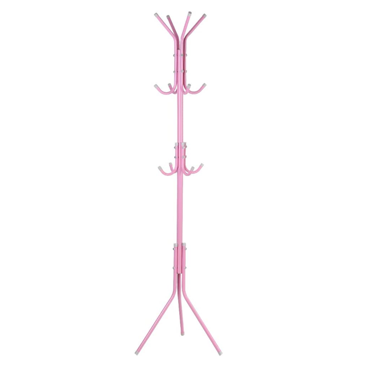 COLGADOR IMPORTCLICK HOG.222 ROSADO PERCHERO METÁLICO TRÍPODE 165CM X 42CM - 1