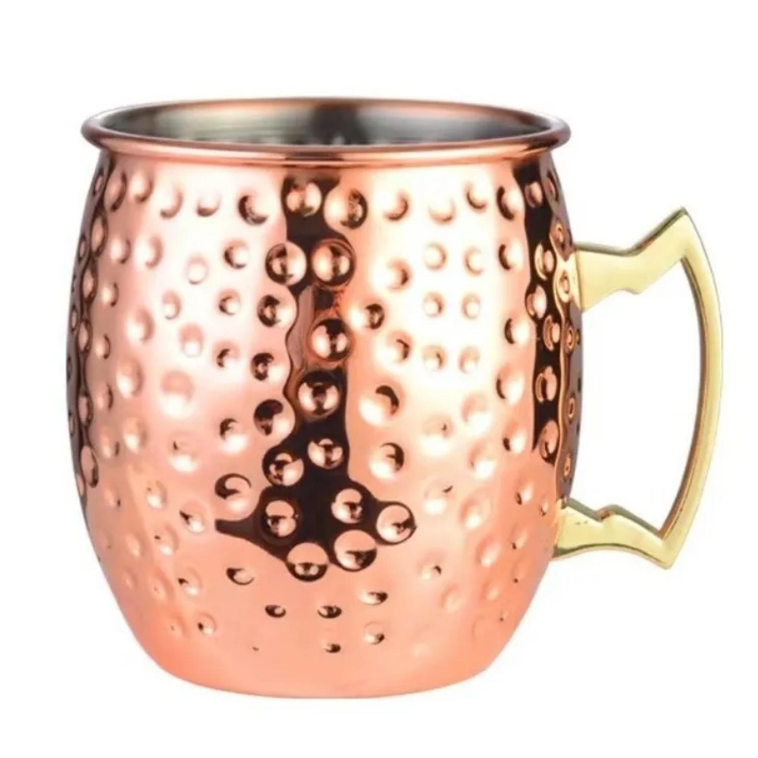 SET 4 MUG COBRE VASOS COCTEL MOSCOW MULE 500 ML PREMIUM - 2