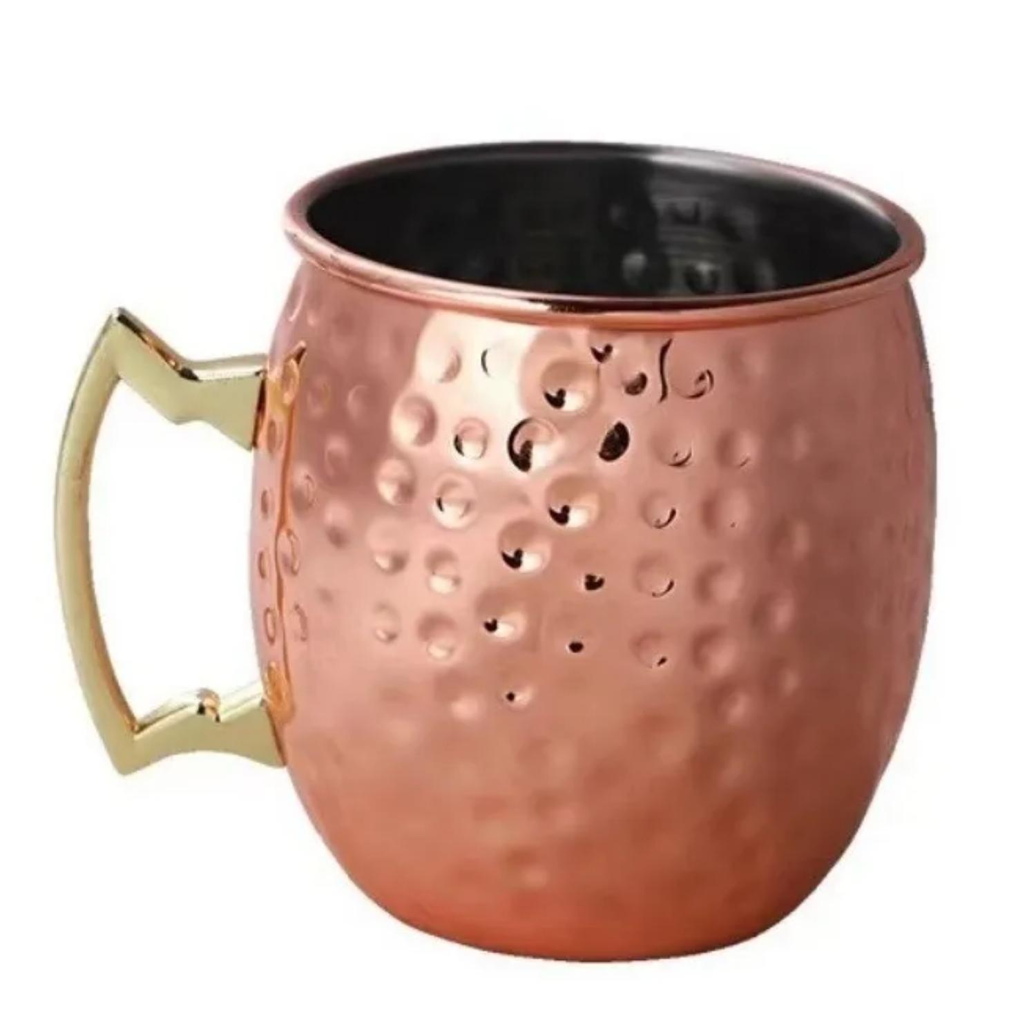 SET 4 MUG COBRE VASOS COCTEL MOSCOW MULE 500 ML PREMIUM - 7