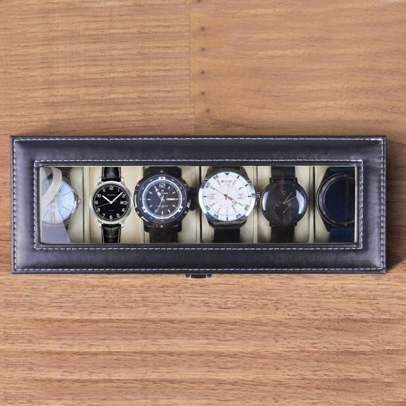 ORGANIZADOR RELOJ DELUXE 6 RELOJES - 4