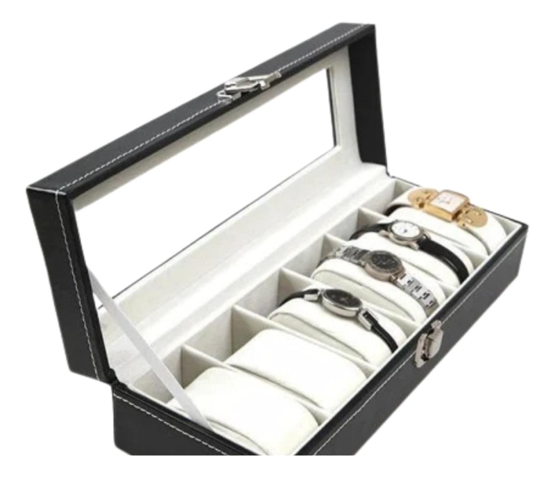 ORGANIZADOR RELOJ DELUXE 6 RELOJES - 6
