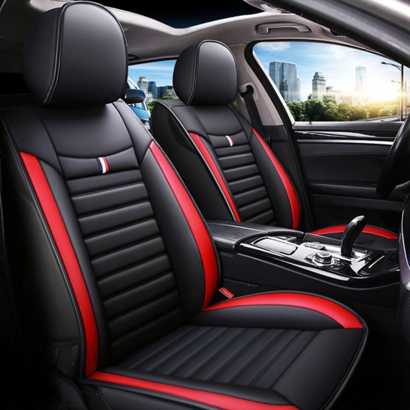 FUNDA ASIENTO AUTO IMPORTCLICK DELUXE ECO CUERO MILÁN ROJO - 5