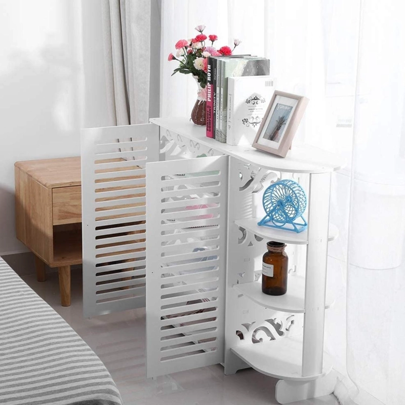 MUEBLE ZAPATERO IMPORTCLICK HOG.299 ORGANIZADOR HOGAR 4 NIVELES BLANCO MADERA - 4