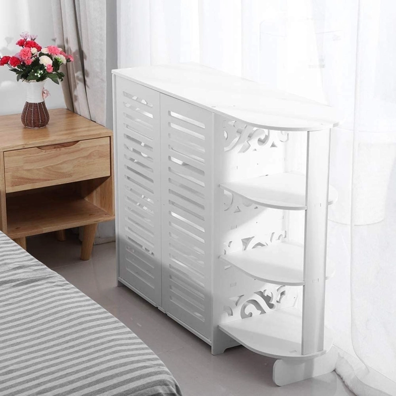 MUEBLE ZAPATERO IMPORTCLICK HOG.299 ORGANIZADOR HOGAR 4 NIVELES BLANCO MADERA - 7