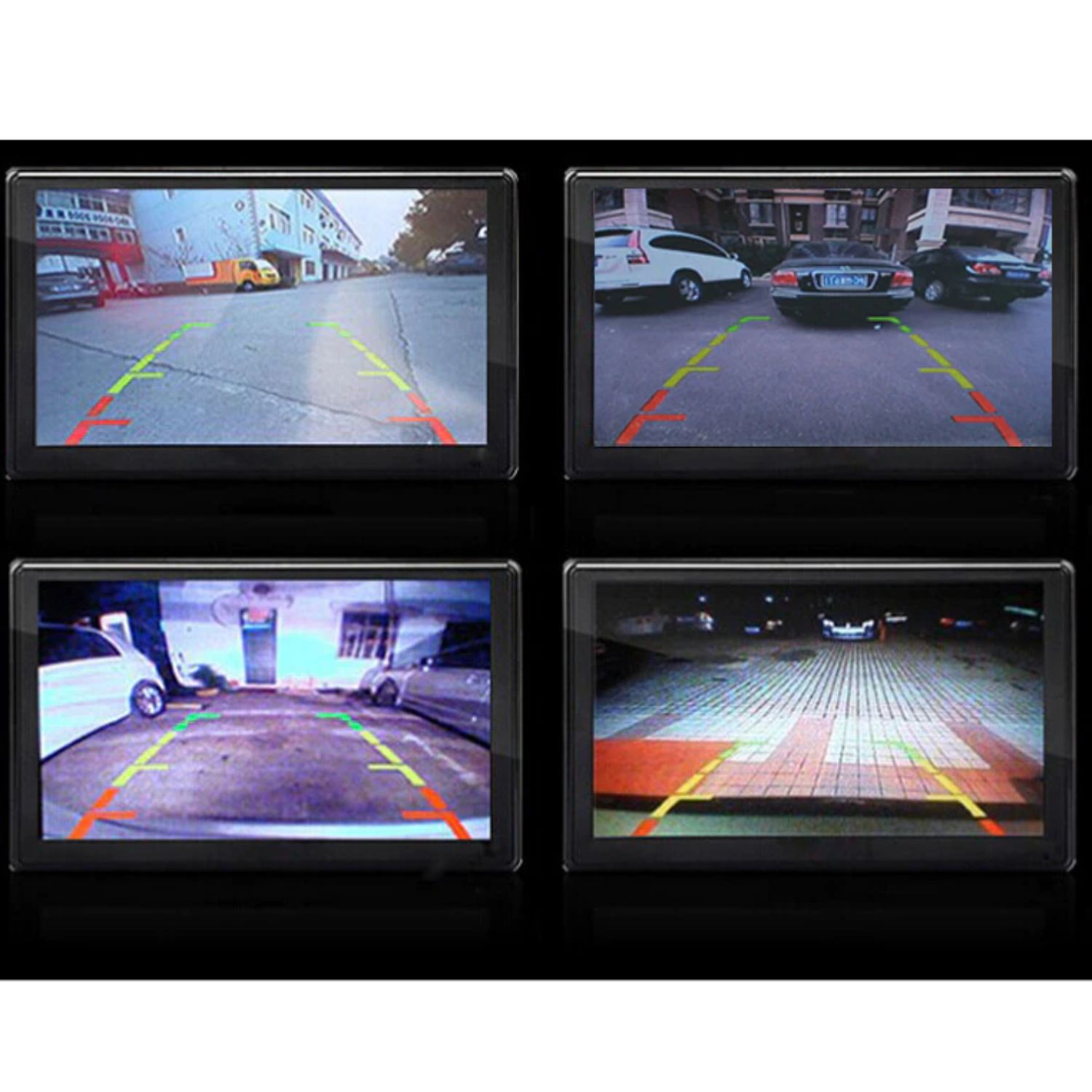 CÁMARA AUTO RETROVISOR HD 8 LED INFRARROJO - 6
