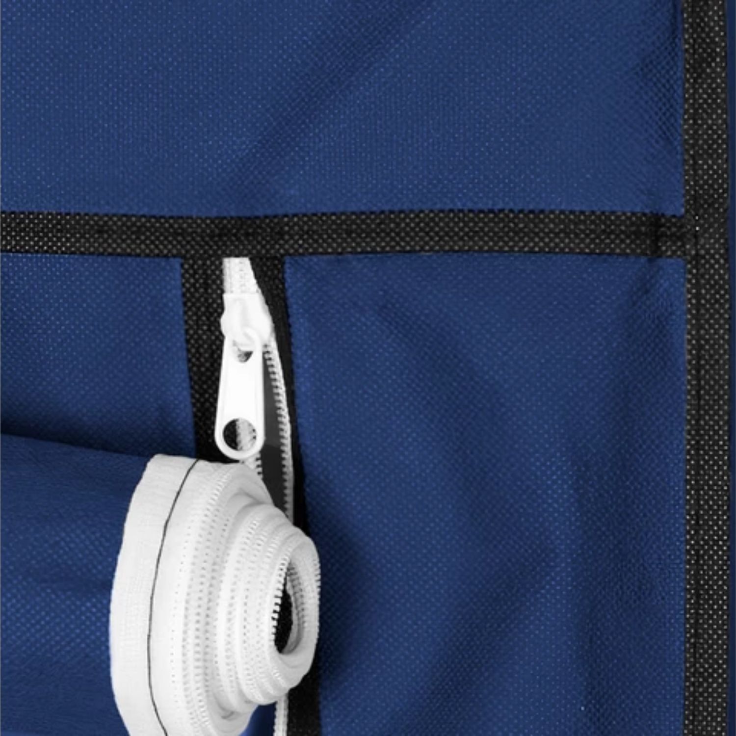 CLÓSET IMPORTCLICK HOG.272 AZUL ORGANIZADOR ARMABLE TELA 3 CUERPOS 130X45X175 CM - 5