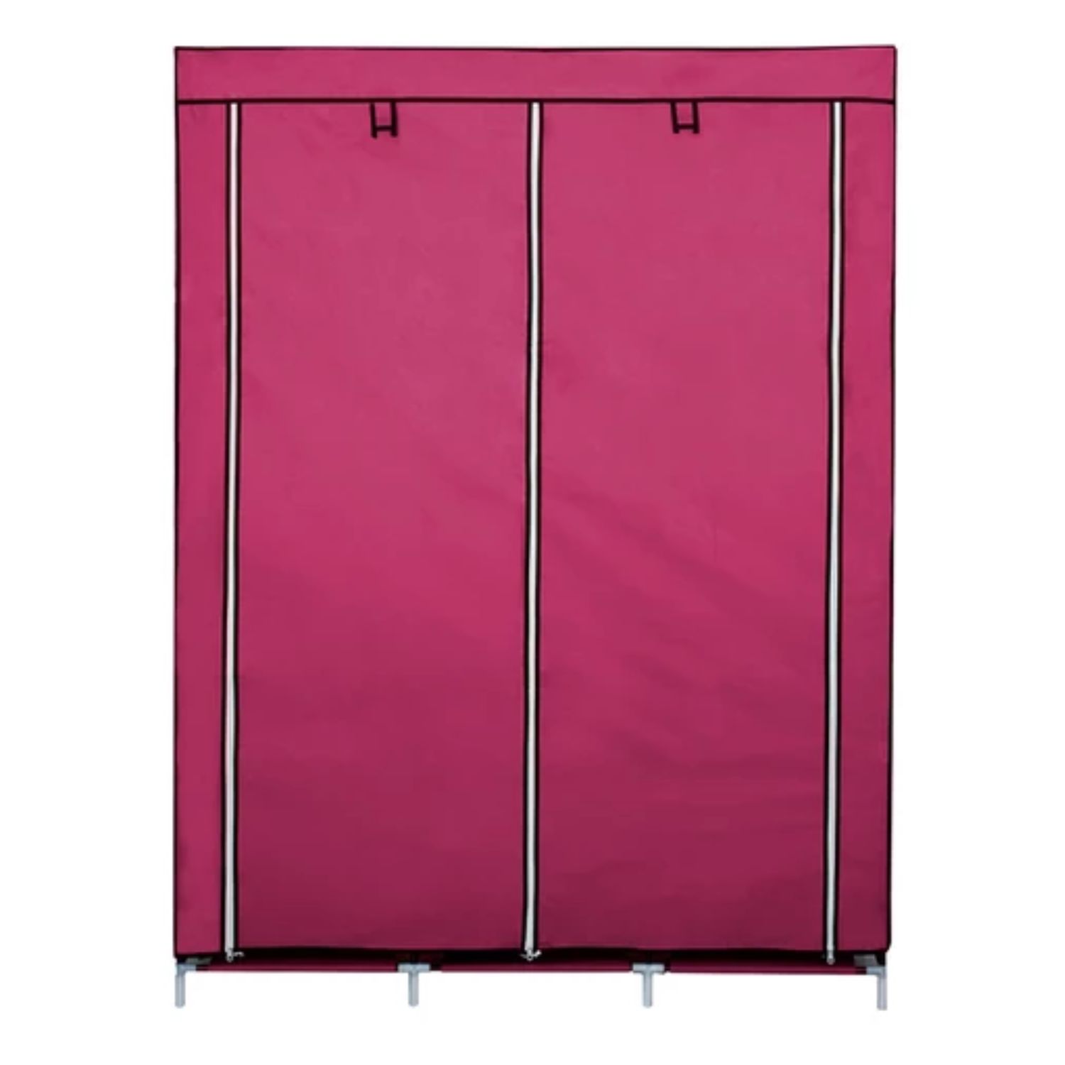 CLÓSET IMPORTCLICK HOG.274 ROJO ORGANIZADOR ARMABLE TELA RED WINE 3 CUERPOS 130X45X175 CM - 3