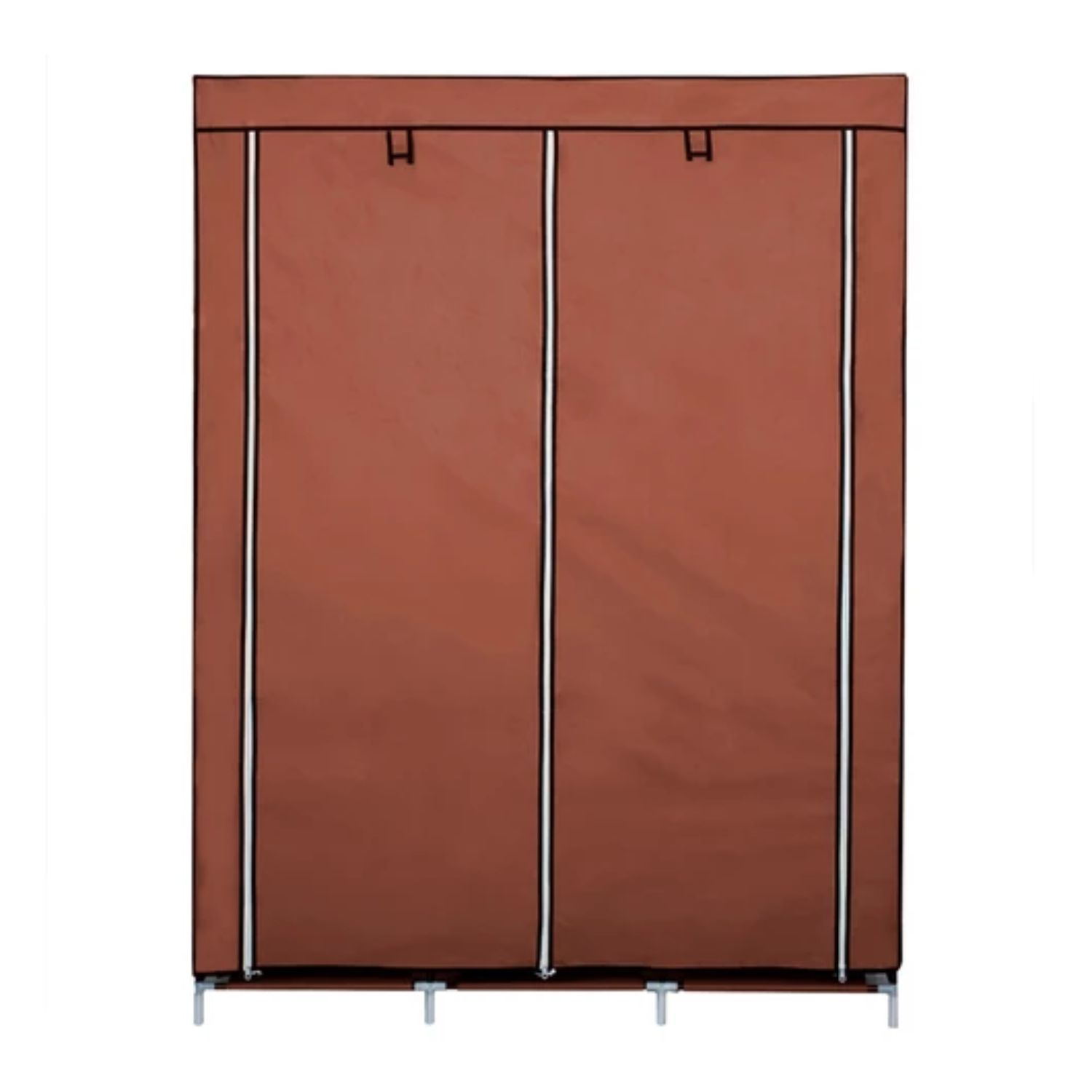 CLÓSET IMPORTCLICK HOG.275 CAFÉ ORGANIZADOR ARMABLE TELA 3 CUERPOS 130X45X175 CM - 2
