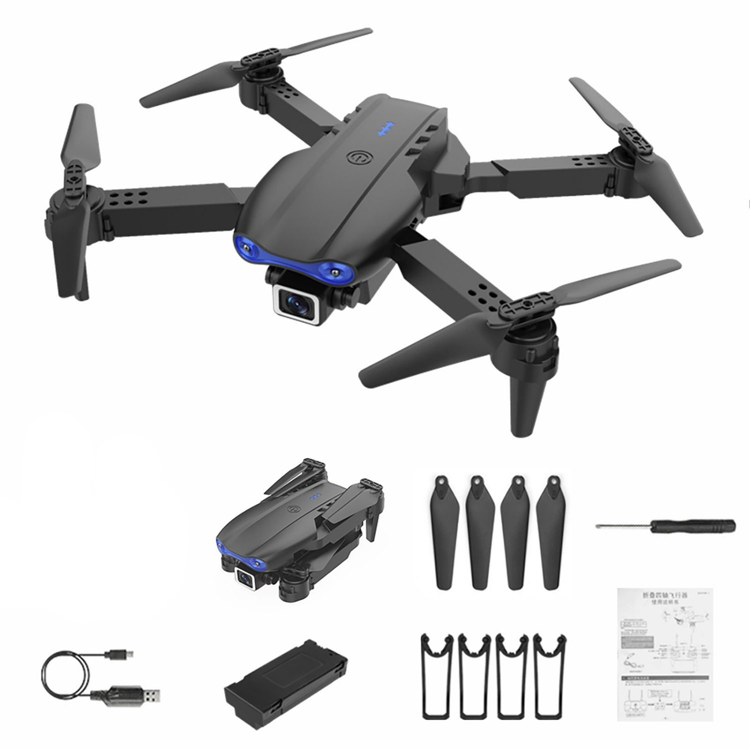 DRONE IMPORTCLICK TEC.82 AÉREO WIFI 2 CÁMARAS RECARGABLE ESTUCHE 6 MTS - 3