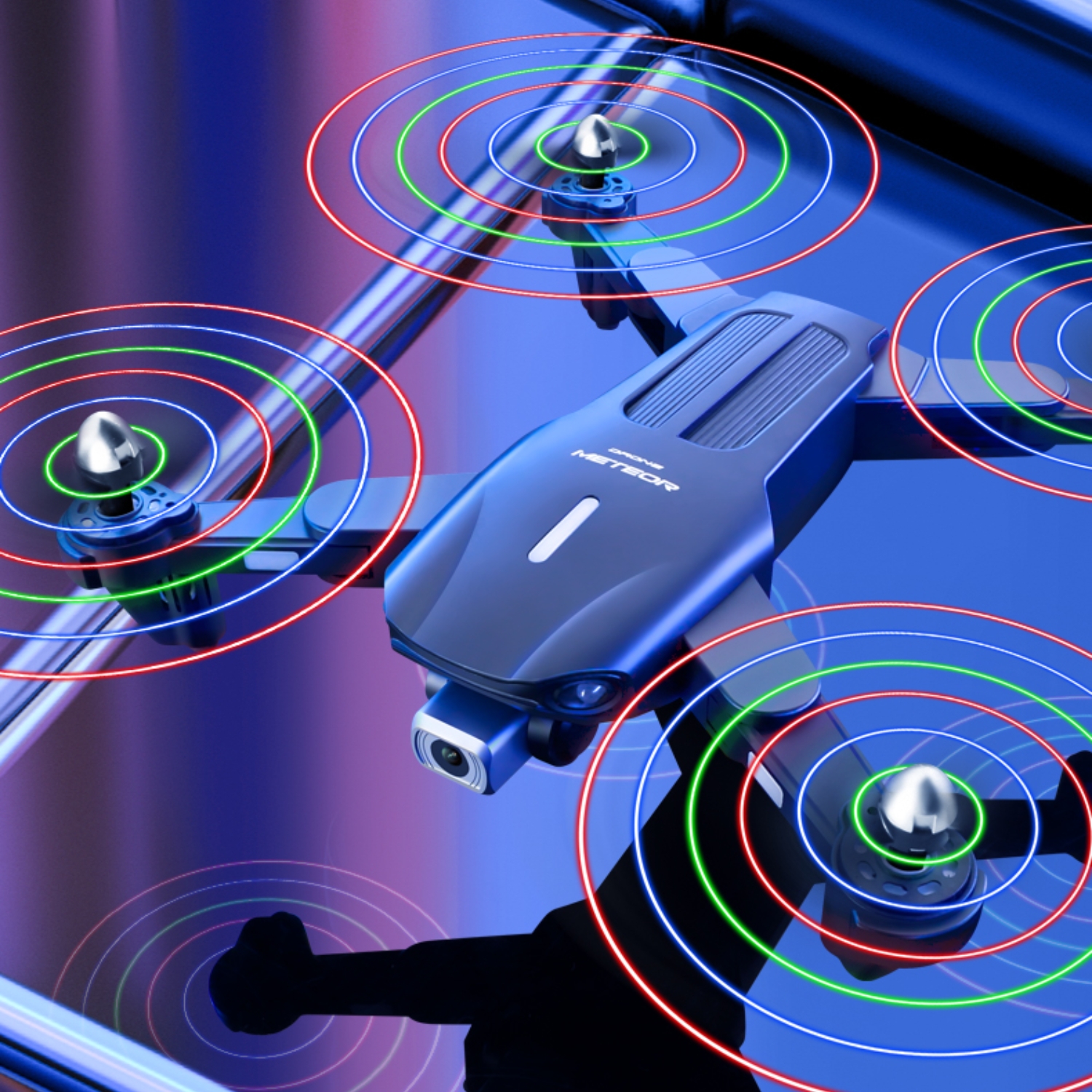 DRONE IMPORTCLICK TEC.83 AÉREO WIFI 2 CÁMARAS 4K HD RECARGABLE 6 MTS - 6