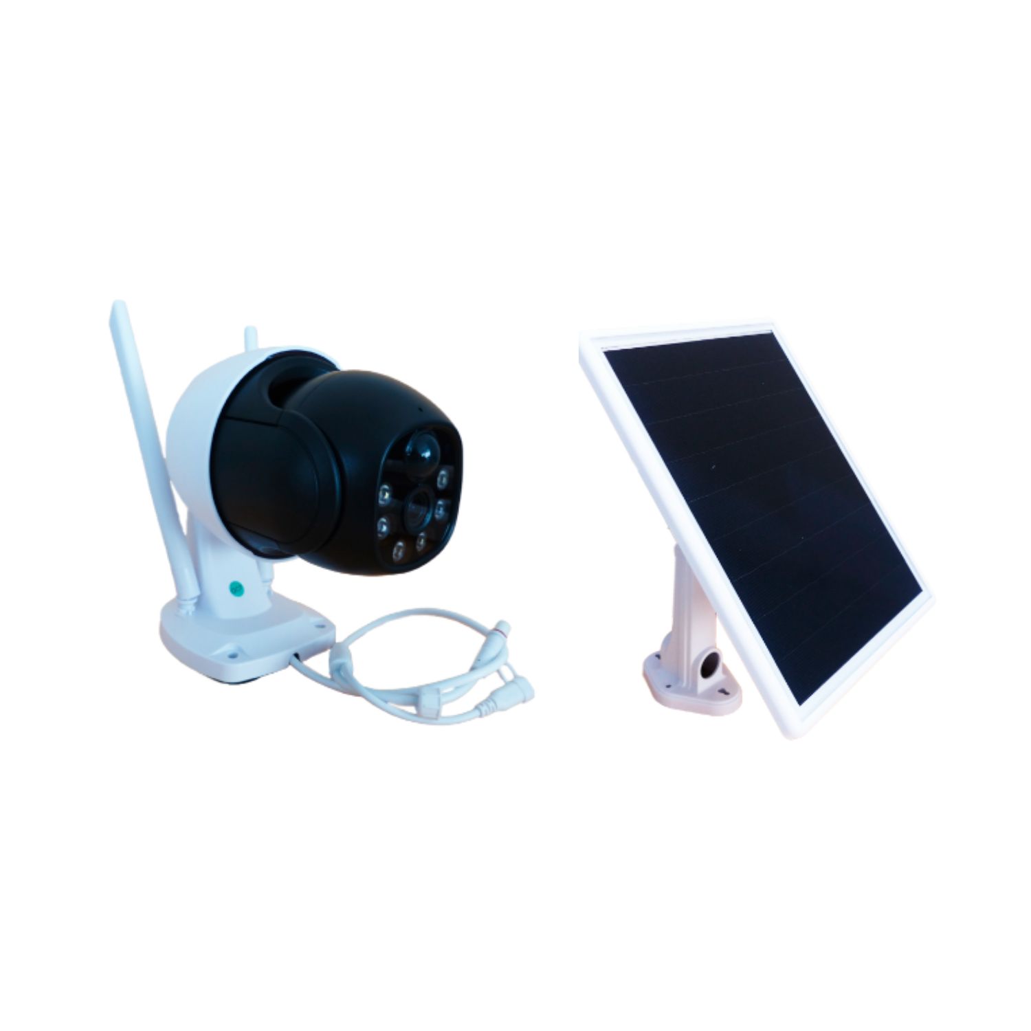 CÁMARA SOLAR IP WIFI MOVIMIENTO 355° PANEL - 1