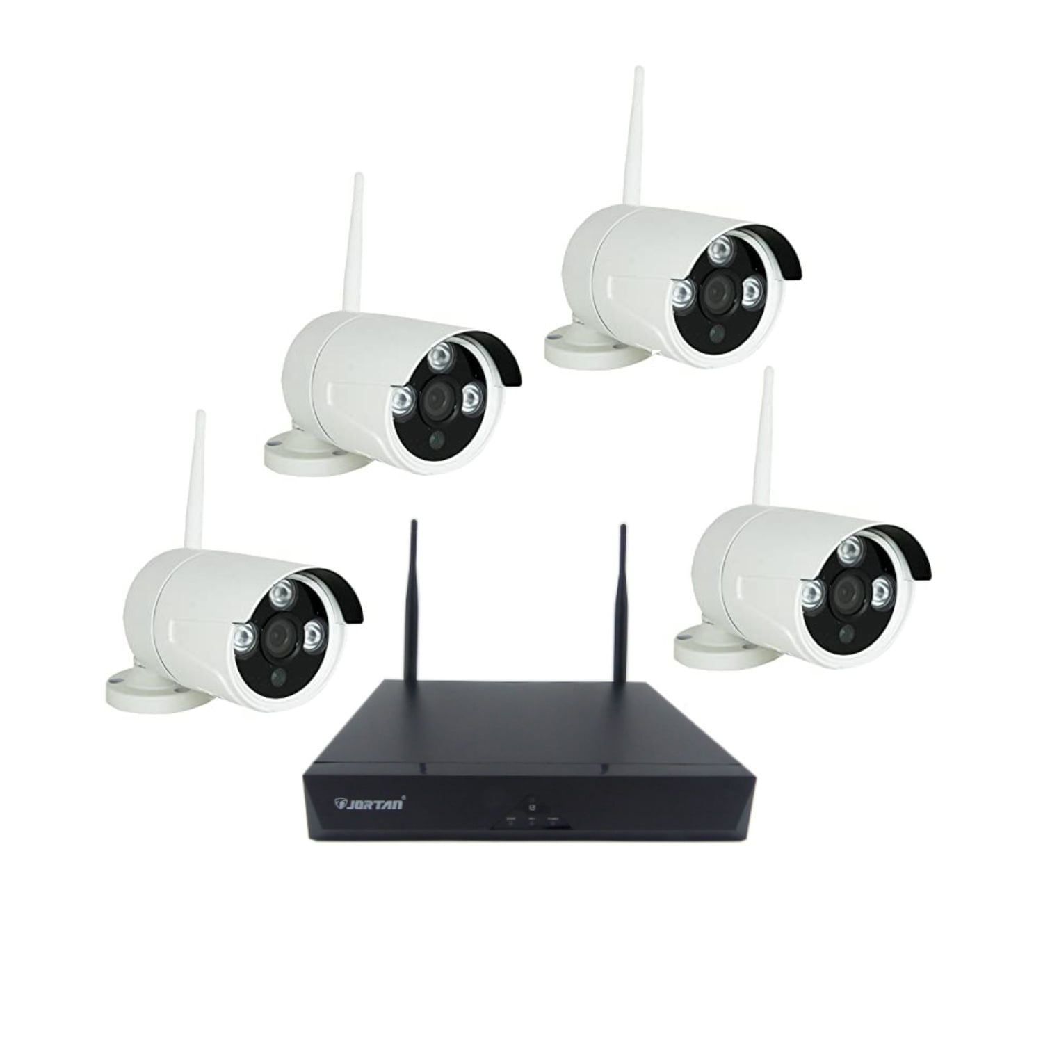 KIT 4 CÁMARAS + DVR FULL HD WIFI VGA HDMI - 1