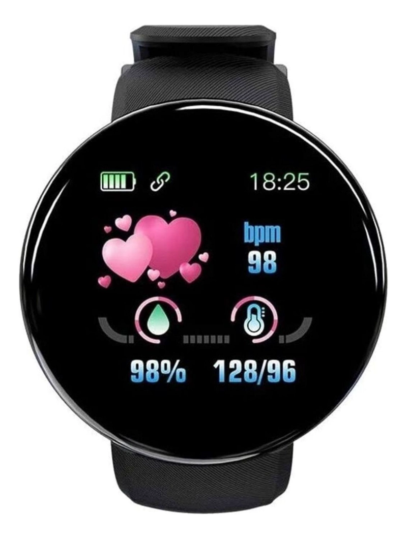 SMARTBAND TEC.68 NEGRO CARGA USB REDONDO - 3