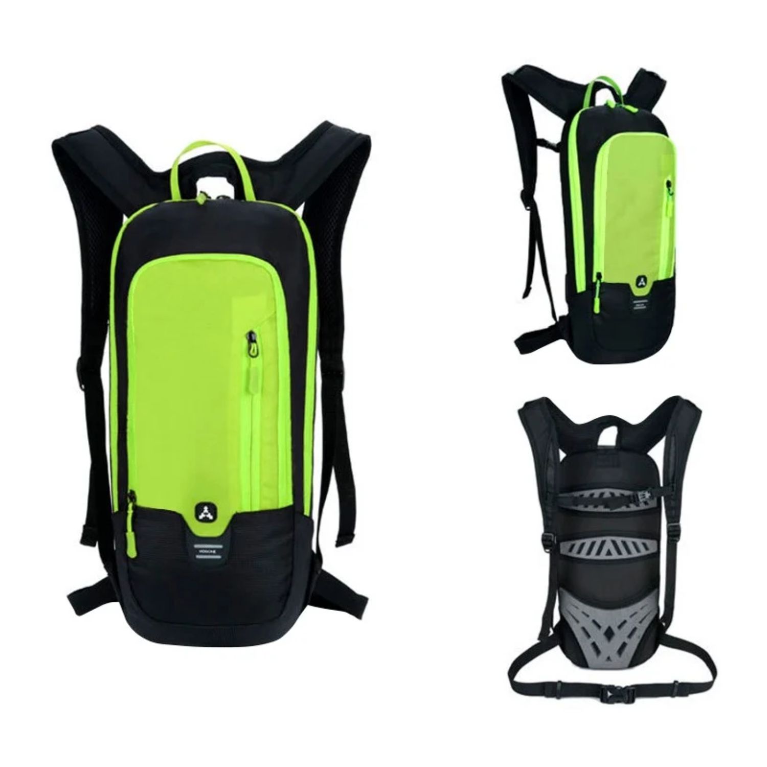 MOCHILA IMPORTCLICK HIDRATACIÓN DEPORTES TRECKING CICLISTA 2 LITROS VERDE - 2