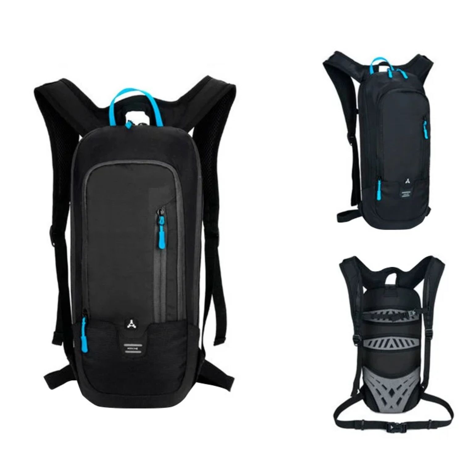 MOCHILA IMPORTCLICK HIDRATACIÓN DEPORTES TRECKING CICLISTA 2 LITROS NEGRO - 2
