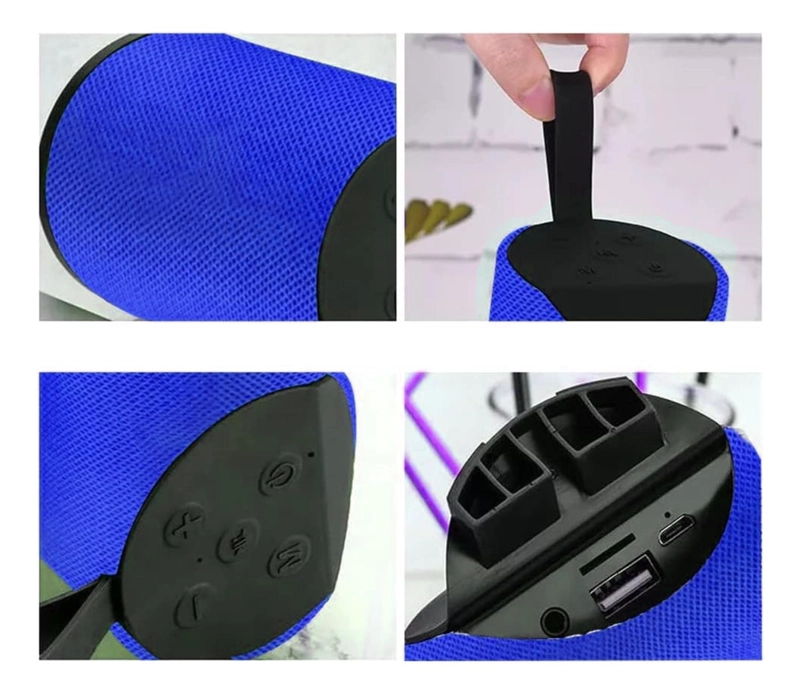 PARLANTE BLUETOOTH IMPORTCLICK TEC.144 RECARGABLE USB/TF/FM AZUL - 2
