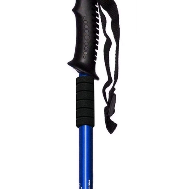 PACK 4 BASTONES TREKKING IMPORTCLICK ACERO ANTISHOCK PLEGABLE MONTAÑA - 2